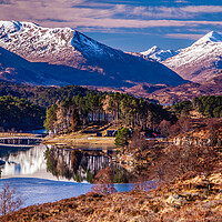 Buy canvas prints of Loch Affric emerging from winter's grip by John Frid