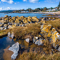 Buy canvas prints of Rockliffe Beach at Dalbeattie in Dumfries and Gall by John Frid