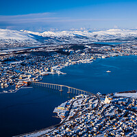 Buy canvas prints of Tromso Panorama by John Frid