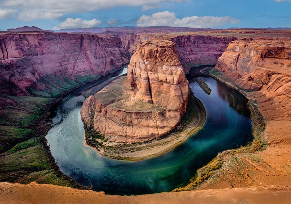 Horseshoe Bend on the Colorado River Picture Board by John Frid