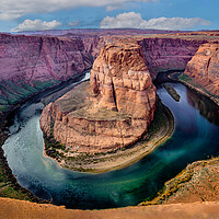 Buy canvas prints of Horseshoe Bend on the Colorado River by John Frid