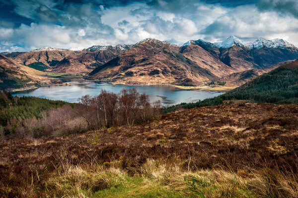 The Five Sisters of Kintail Picture Board by John Frid