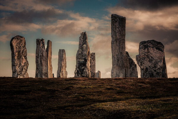 Callanish Standing Stones at Sunrise Picture Board by John Frid