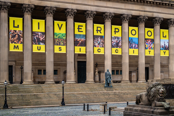 Liverpool Music City Picture Board by John Frid