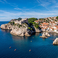 Buy canvas prints of Dubrovnik Old Harbour by John Frid