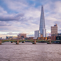 Buy canvas prints of River Thames Panorama by John Frid