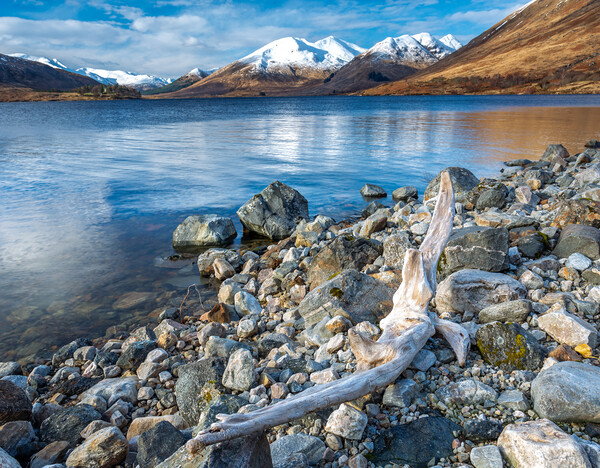 Loch Cluanie in the Scottish Highlands Picture Board by John Frid