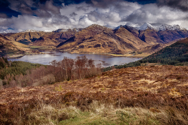 The Five Sisters of Kintail Picture Board by John Frid