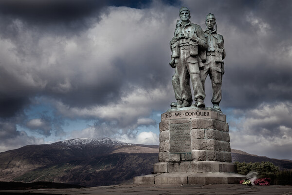 The Commando Memorial at Spean Bridge Picture Board by John Frid