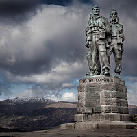Buy canvas prints of The Commando Memorial at Spean Bridge by John Frid