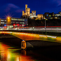 Buy canvas prints of Inverness Castle at Night by John Frid
