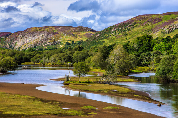 River Fleet in the Scottish Highlands Picture Board by John Frid