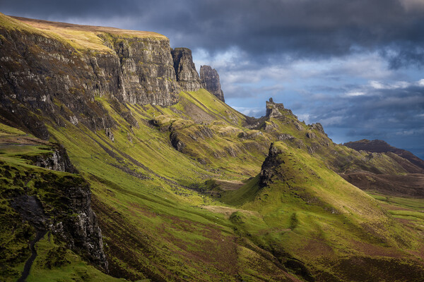 The Quiraing Isle of Skye Picture Board by John Frid