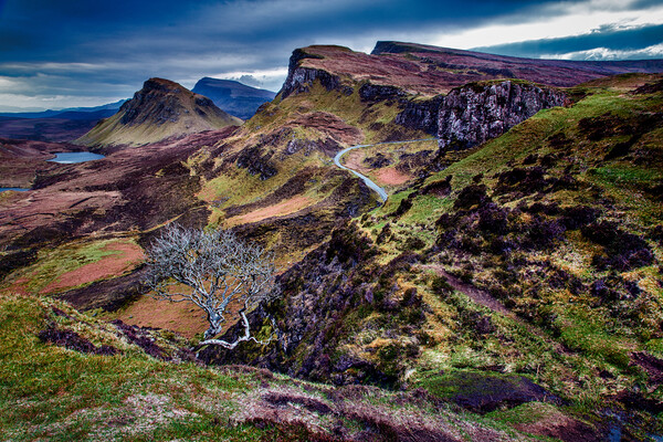 The Quiraing Isle of Skye Picture Board by John Frid