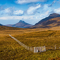 Buy canvas prints of Inverpolly Mountains by John Frid