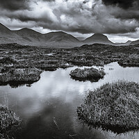 Buy canvas prints of The Red Cuillin Range - Isle of Skye by John Frid