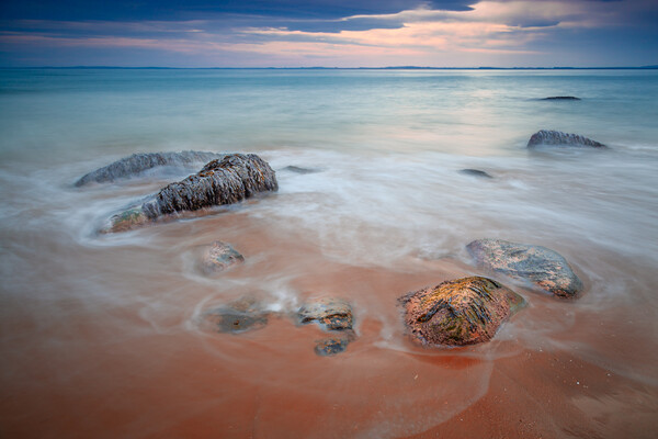 Dornoch Beach Sunrise Picture Board by John Frid