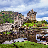 Buy canvas prints of Eilean Donan Castle by John Frid