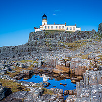 Buy canvas prints of Neist Point Lighthouse - Isle of Skye by John Frid