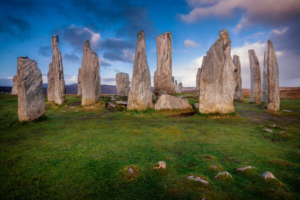 Callanish Stones Isle of Lewis Picture Board by John Frid