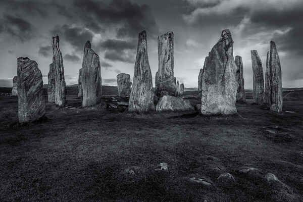 The Callanish Standing Stones - Isle of Lewis Picture Board by John Frid