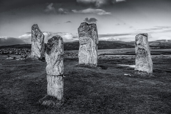 Callanish Standing Stones - Isle of Lewis Picture Board by John Frid