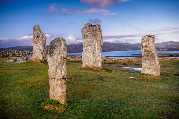 Callonish Standing Stones - Isle of Lewis Picture Board by John Frid