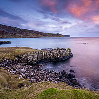 Buy canvas prints of Sunrise at Brothers Point on the Isle of Skye by John Frid