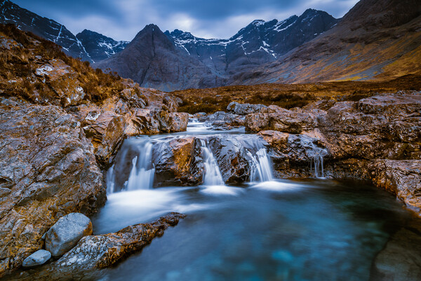 The Fairy Pools - Isle of Skye Picture Board by John Frid