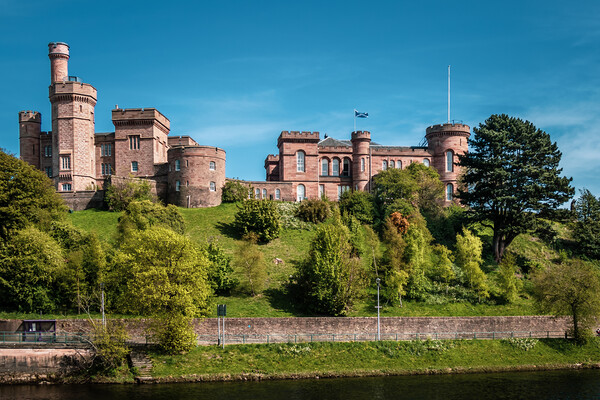 Inverness Castle Picture Board by John Frid