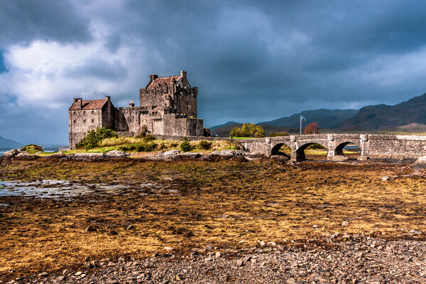 Eilean Donan Castle Picture Board by John Frid