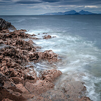 Buy canvas prints of Ardnamurchan Point - Looking towards the Isle of M by John Frid