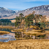 Buy canvas prints of Loch Tulla Landscape by John Frid