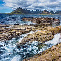 Buy canvas prints of Elgol Waves - Isle of Skye by John Frid