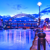 Buy canvas prints of Newcastle Quayside by Michael Billingham