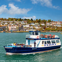 Buy canvas prints of The Dartmouth to Kingswear Passenger Ferry by Paul F Prestidge