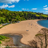 Buy canvas prints of Serene Spring Panorama of Unspoilt Blackpool Sands by Paul F Prestidge