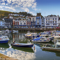 Buy canvas prints of The Harbour (Boat Float) at Dartmouth, Devon by Paul F Prestidge