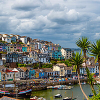 Buy canvas prints of Brixham and Torbay Panorama by Paul F Prestidge