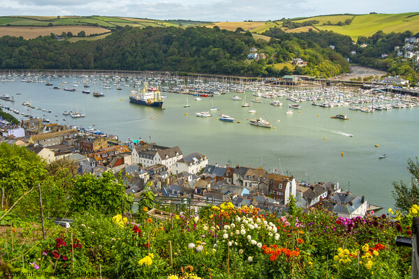 Picturesque Views of Dartmouth Harbour Picture Board by Paul F Prestidge