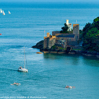 Buy canvas prints of Majestic Fortification on the River Mouth by Paul F Prestidge