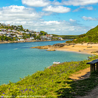 Buy canvas prints of Majestic Salcombe A Seat with a Scenic View by Paul F Prestidge