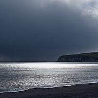 Buy canvas prints of Storm at Beer Head, Jurassic Coast,  East Devon by Paul F Prestidge