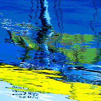 Buy canvas prints of Boat Reflection, Brixham Harbour by Paul F Prestidge