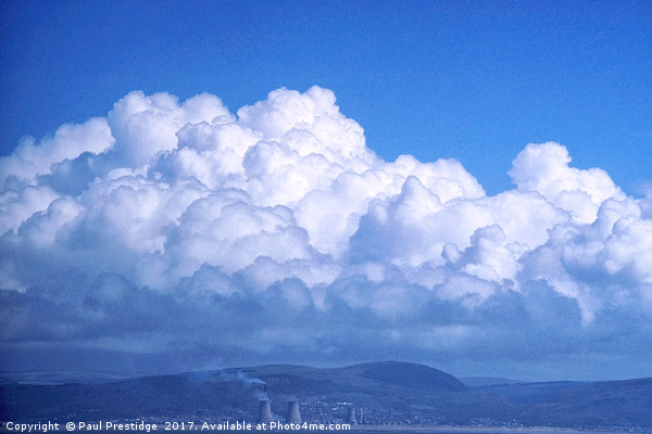 Towering Thunderclouds in Port Talbot Picture Board by Paul F Prestidge
