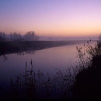 Buy canvas prints of Dawn on the Somerset Levels by Paul F Prestidge
