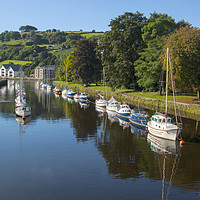 Buy canvas prints of River Dart and Vire Island by Paul F Prestidge
