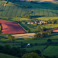 Buy canvas prints of The Exe Valley Near Bickleigh by Paul F Prestidge