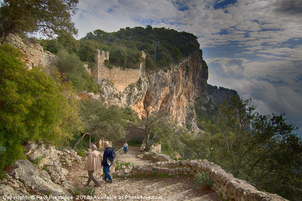 The Steps from Castell D'Alaro, Mallorca  Picture Board by Paul F Prestidge