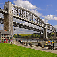 Buy canvas prints of Brunel's Royal Albert Bridge, Plymouth by Paul F Prestidge